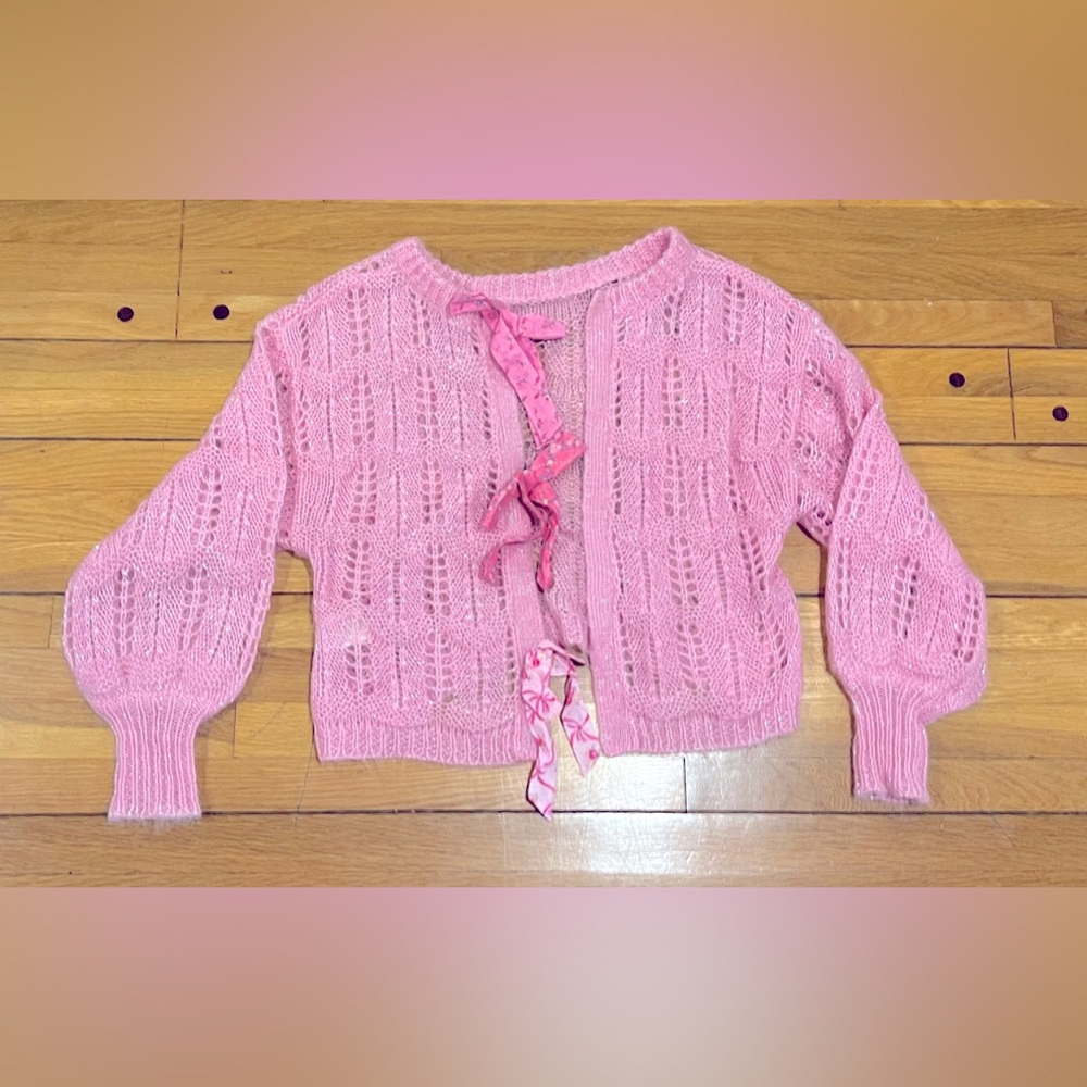 Brand: LoveShackFancy | Color: Pink with Glittery Accents | Size: S/M